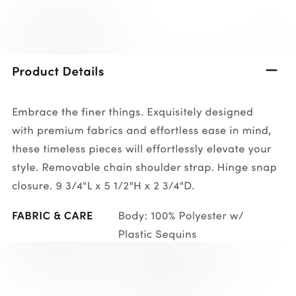 Ann Taylor Studio Collection sequin clutch bag new - Picture 3 of 4